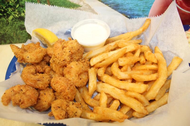 1/2 lb shrimp & side