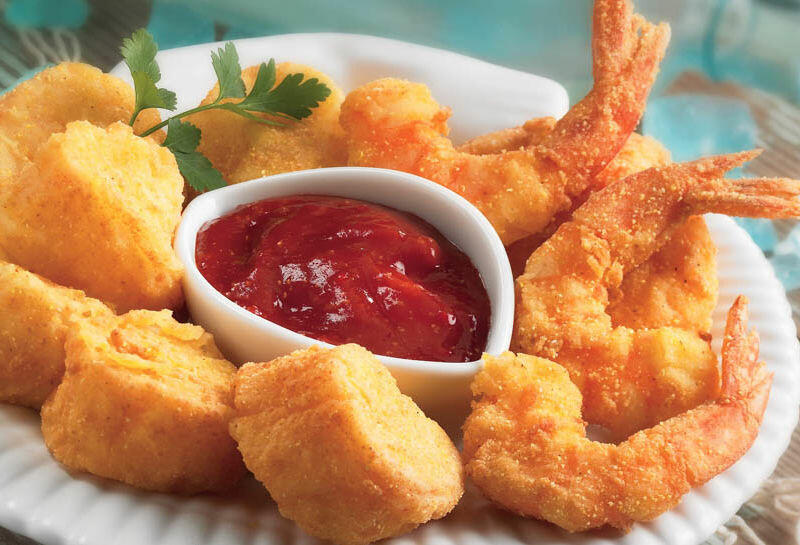 1/2lb shrimp & 1/2lb scallop