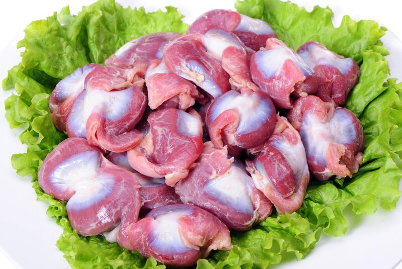 1/2 lb chicken gizzards fried