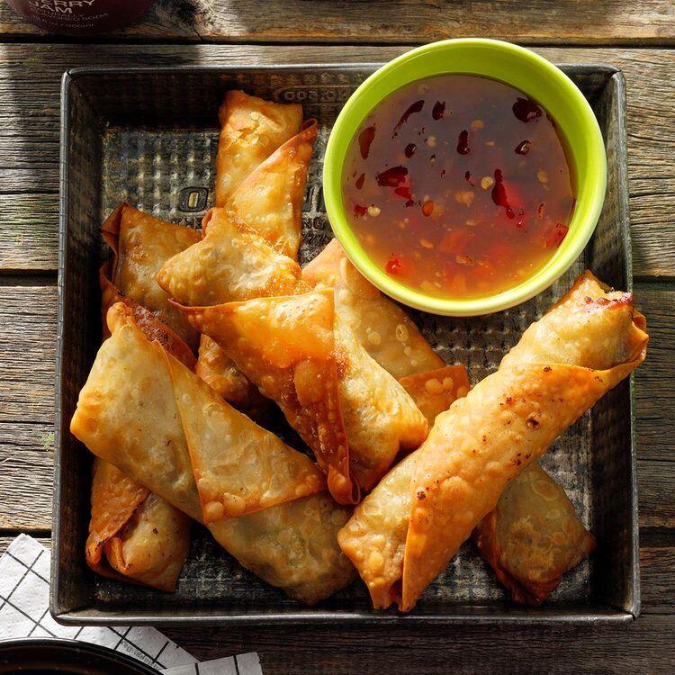 Cheesesteak egg rolls